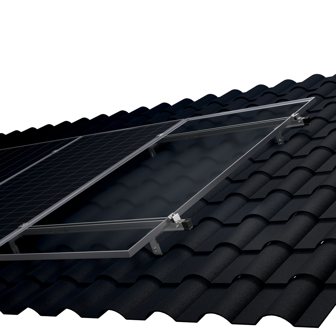 ANTAI SOLAR – KIT de Fixation sur Toiture pour 2 Panneaux