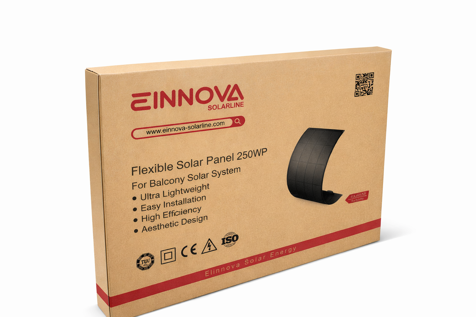 Panneau Solaire Flexible 250W – Module Ultra Léger EINNOVA ESM-F250W
